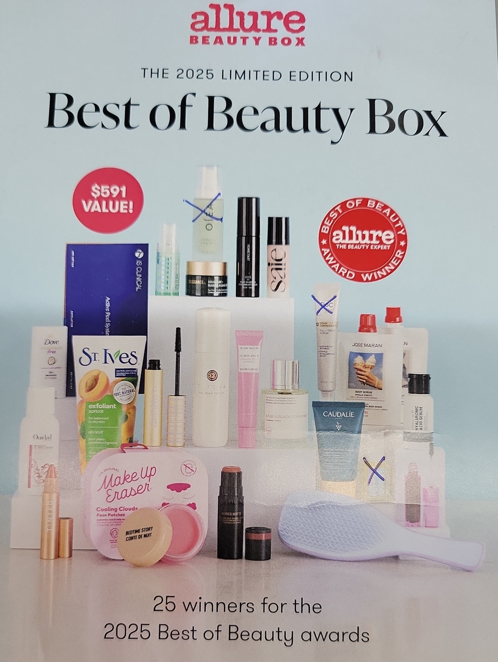 Allure Best Of Beauty Box 2025 ---- 22 NEW IN BOX BEAUTY PRODUCTS!!